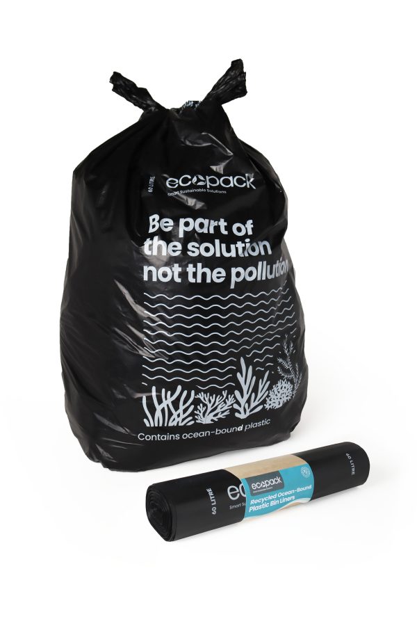 Advance Clean NZ - Ecopack 60L XL Ocean-Bound Plastic Bin Liners 1