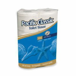 Pacific Classic Roll Toilet Tissue 200 sheets