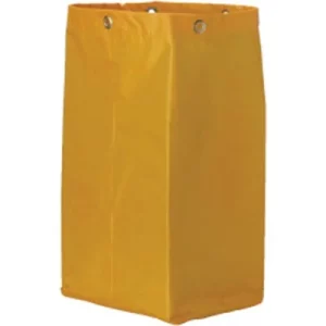 Yellow Bag for Janitors Cart