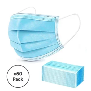 Advance 3-ply Disposable Face Mask with Elastic Earloop – 50 pcs