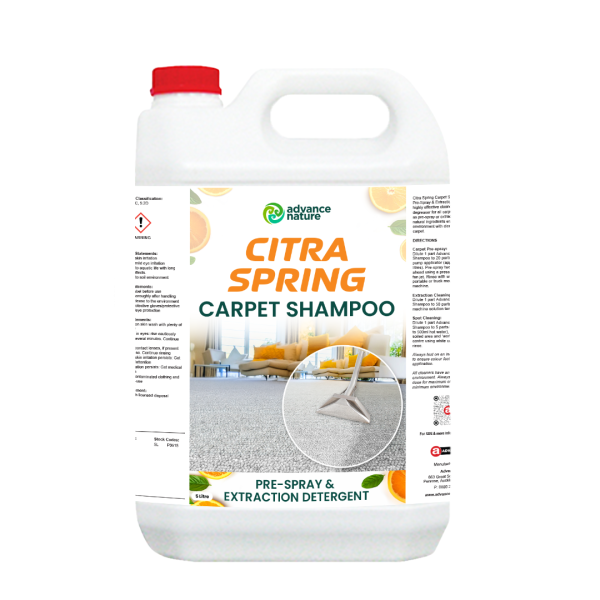 Advance Nature Citra Spring Carpet Shampoo - High-Performance Natural Carpet Cleaner