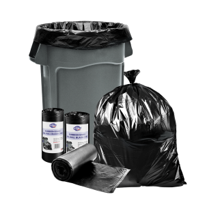 Hygiea Clean Black Rubbish Bags Rolls