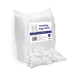 white towelling rags 10kg