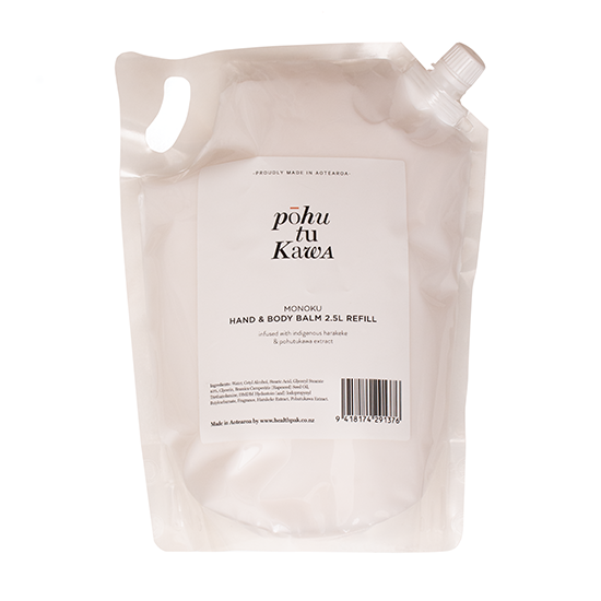 Pohutukawa hand and body balm refill