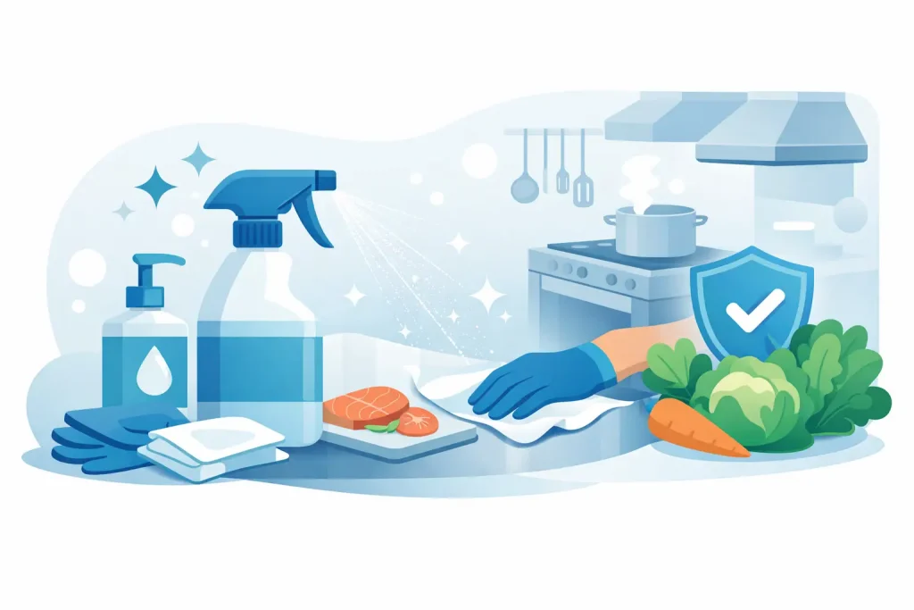 Food Safe Sanitiser Guide for Commercial Kitchens