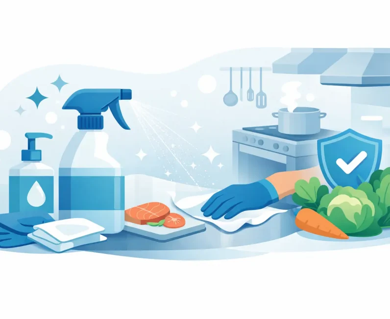 Food Safe Sanitiser Guide for Commercial Kitchens