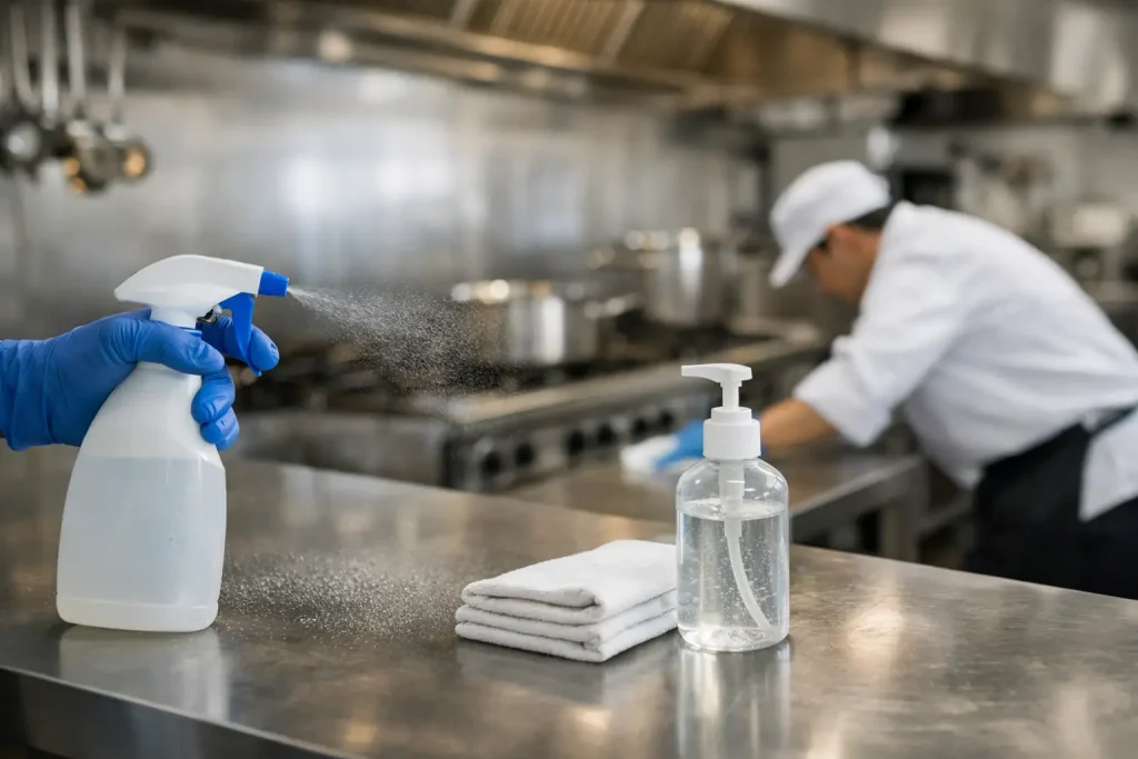 Commercial Kitchen Sanitiser Requirements