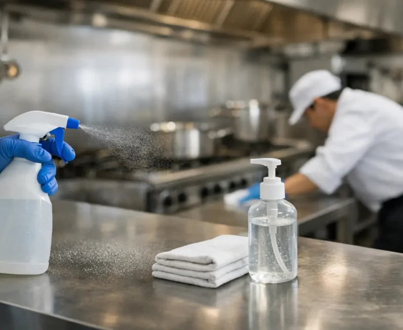 Commercial Kitchen Sanitiser Requirements