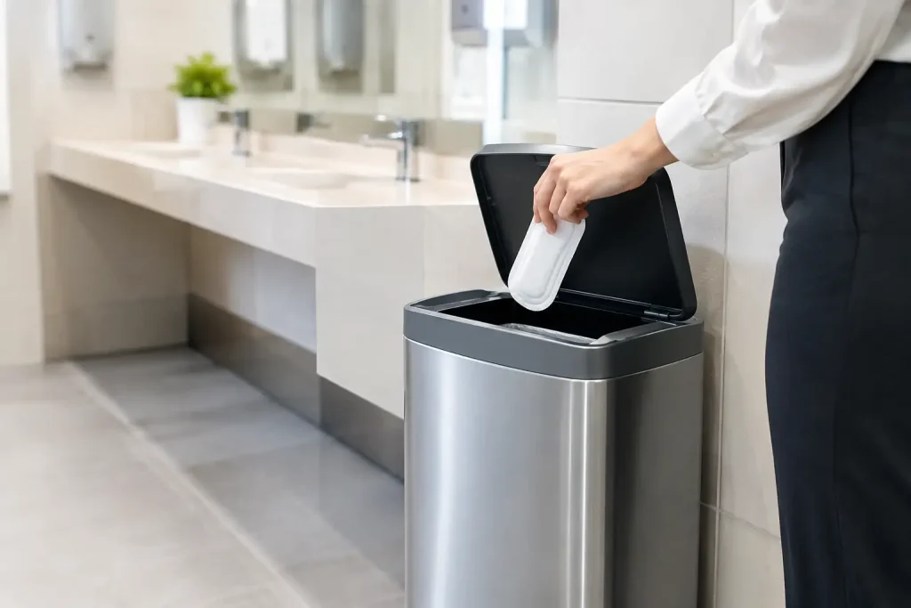 Choosing Sanitary Bins for Commercial Washrooms