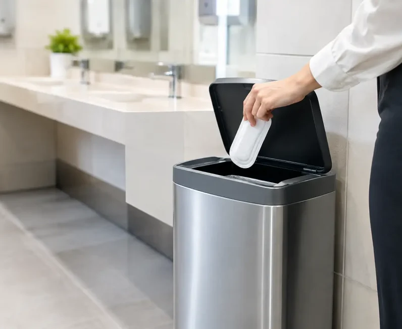 Choosing Sanitary Bins for Commercial Washrooms