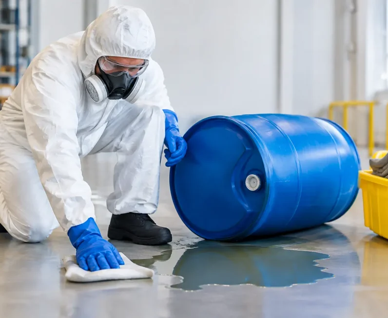 How to Manage Chemical Spills at Work Safely