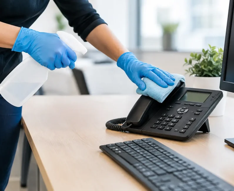 How to Disinfect Shared Office Equipment