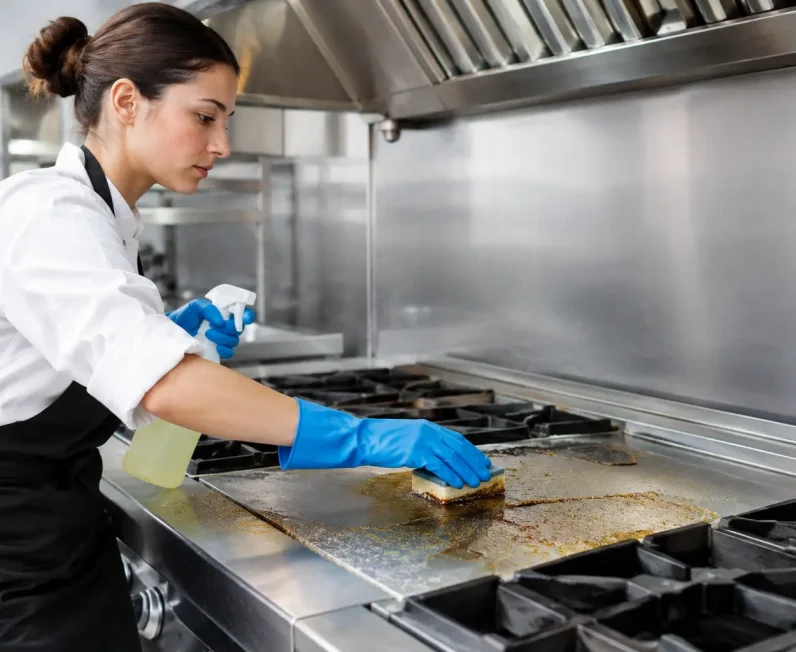 How to Remove Kitchen Grease in Commercial Kitchens
