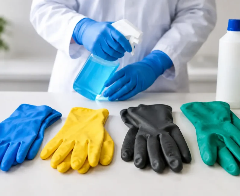 Which Gloves Resist Cleaning Chemicals Best?